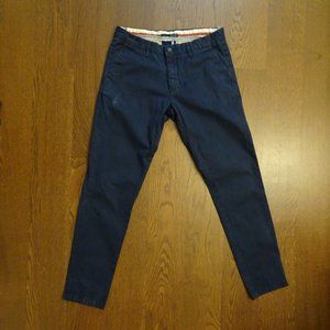 Zara Man Navy Chinos 31